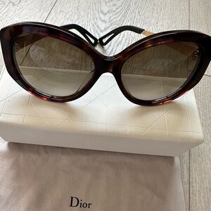 Dior Women's Brown Frame Sunglasses